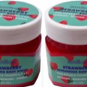 The Spathecary Strawberry Refreshing Body Scrub Pink Sugar & Vitamins A, C & E